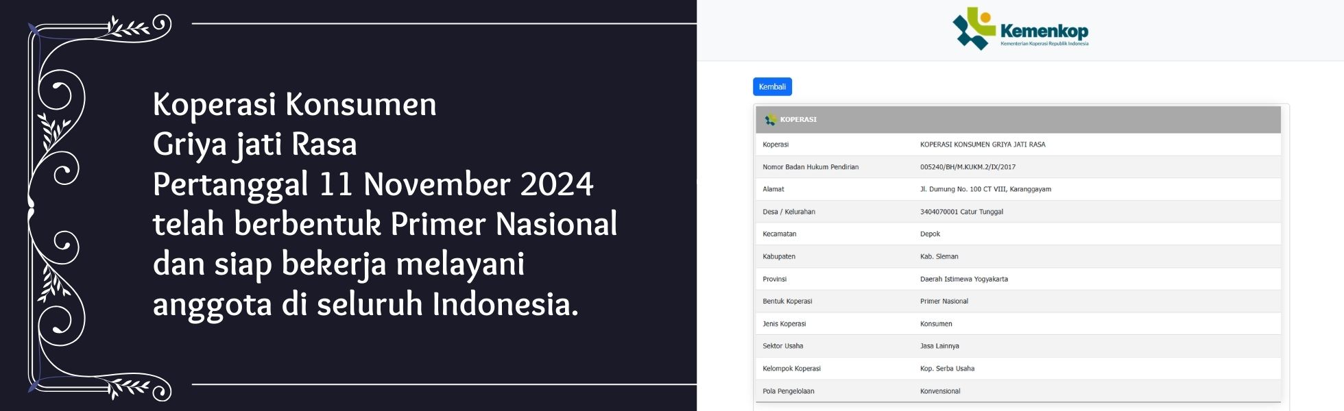 Baner Kemenkumham KKGJR